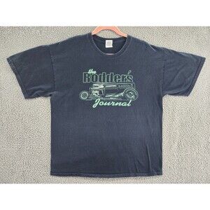 Rodders Journal Shirt Men XL Graphic Hot Rod Automobile Car Magazine Vintage Y2K